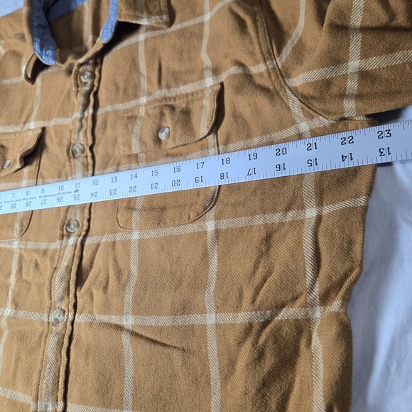 The Normal Brand Shirt Flannel Size XL Button Down Long Sleeve Pockets - Picture 5 of 9